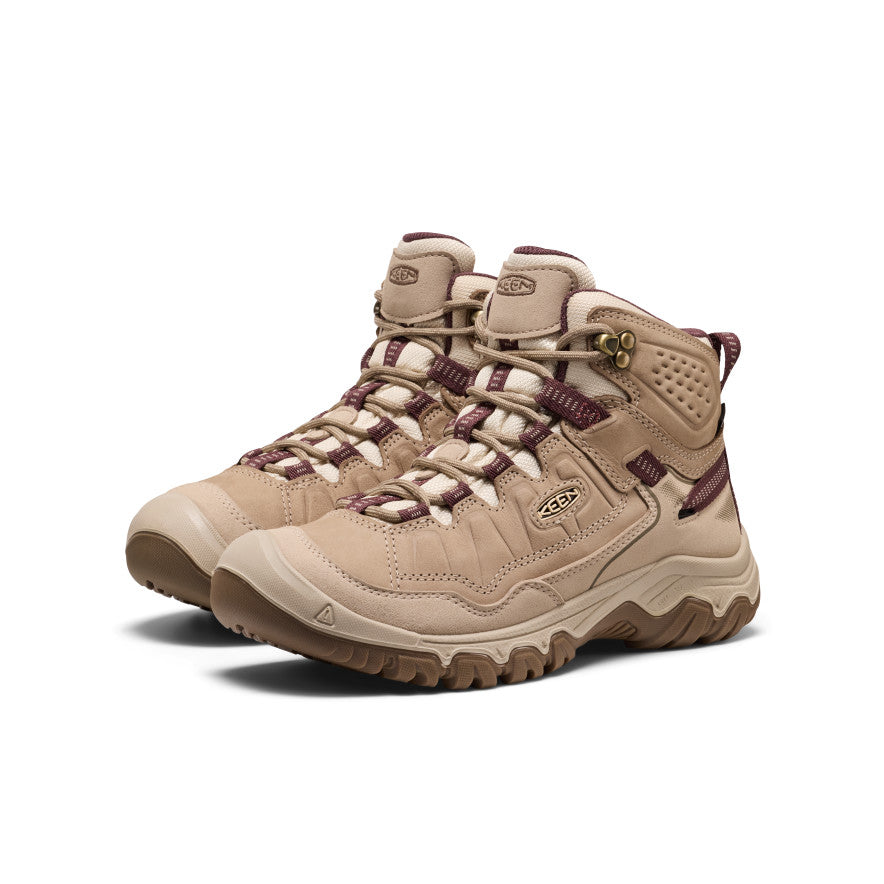 Womens Targhee IV Waterproof Hiking Boot Plaza TaupeHuckleberry
