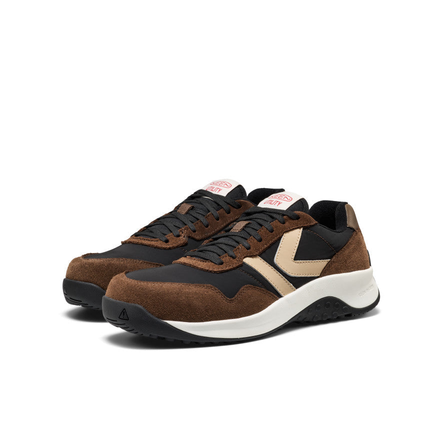 Mens KS86 Utility Work Sneaker Carbon Toe Dark EarthBlack