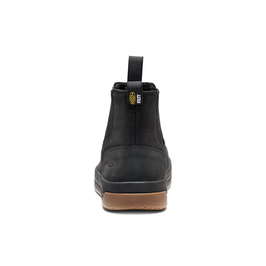 Mens Gibson Chelsea Work Boot Carbon Toe BlackGum