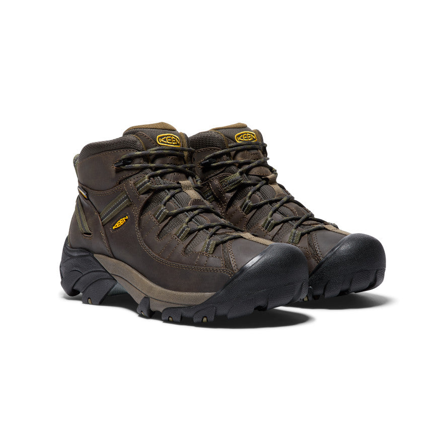 Mens Targhee II Waterproof Mid Wide CanteenDark Olive