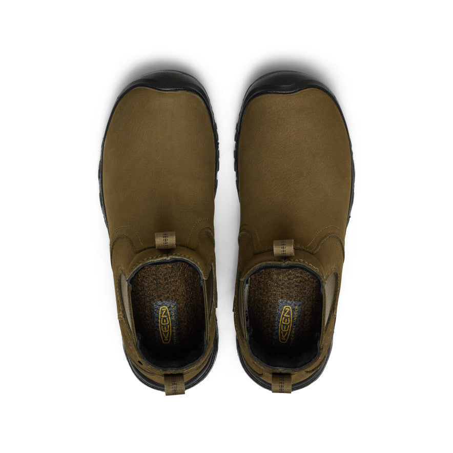 Womens Greta II Waterproof Chelsea Dark OliveBlack