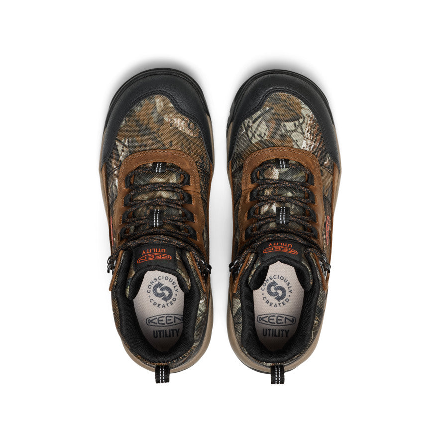 Mens Skokie Waterproof Work Boot Soft Toe CamoBlack
