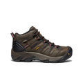 Mens Lansing Mid Waterproof Steel Toe Cascade BrownBrindle