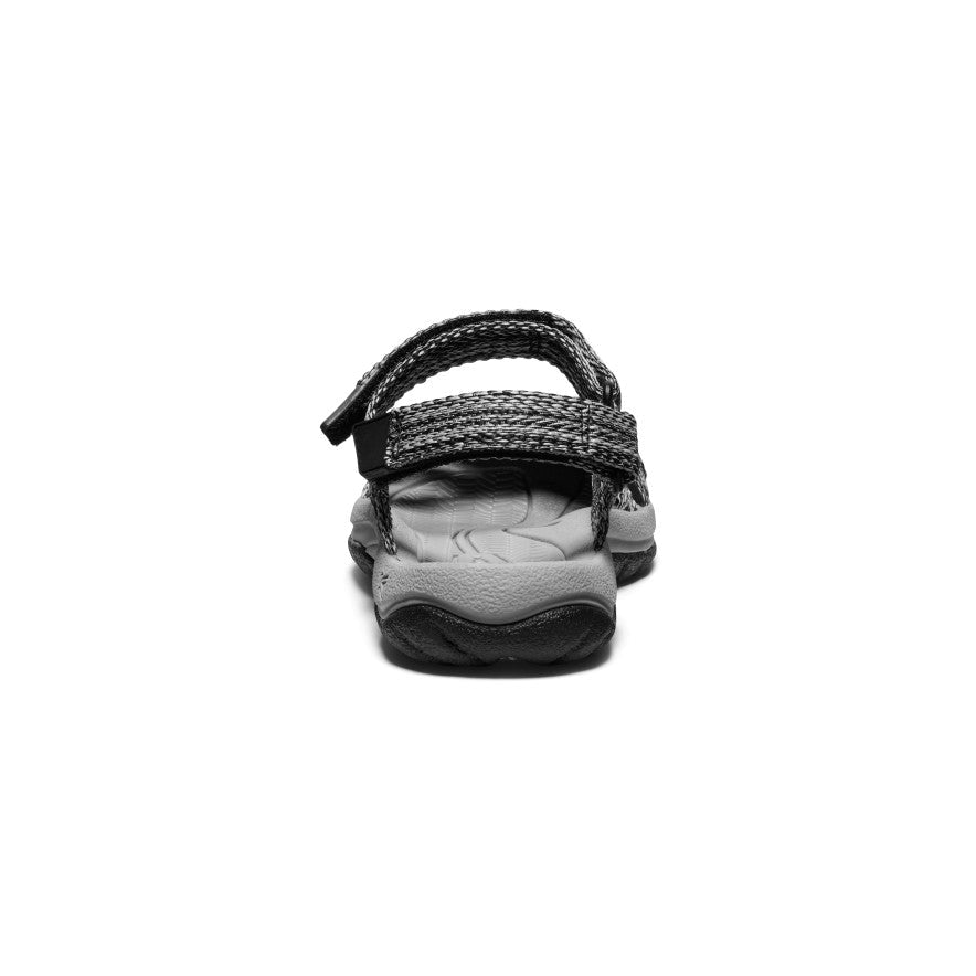 Womens Bali Strap Sandal AlloyBlack