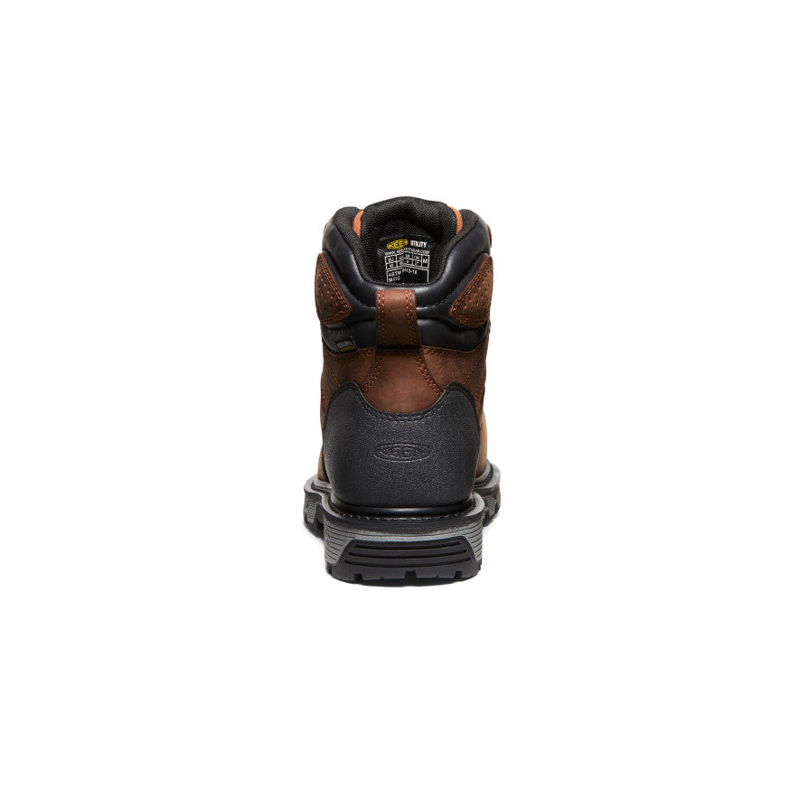 Mens Camden 6 Waterproof Boot INT MET Carbon Toe Leather BrownBlack