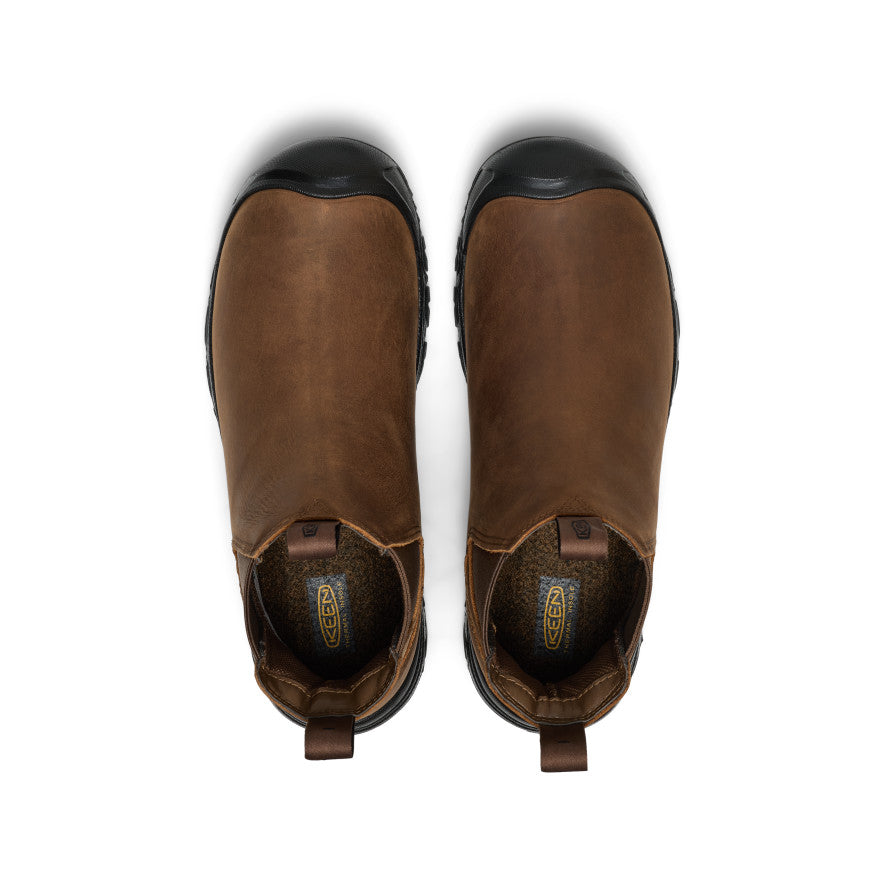 Mens Anchorage IV Waterproof Boot Wide Dark EarthBlack