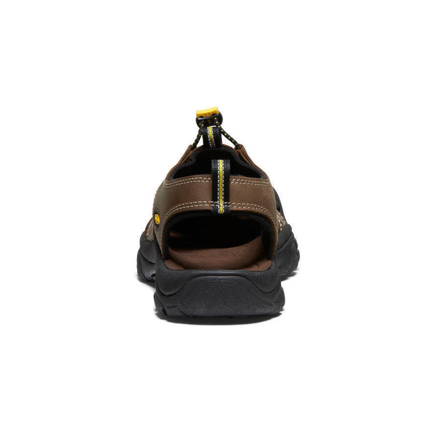 Mens Newport Leather Sandal Wide Bison