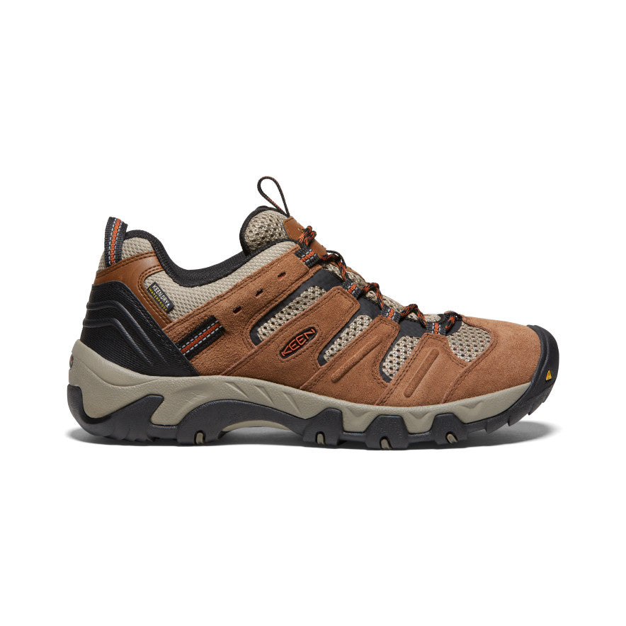 Mens Headout Waterproof Hiking Shoe BisonFossil Orange