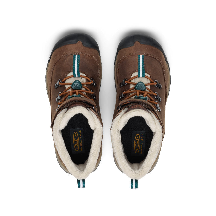Big Kids Kanibou Waterproof Winter Boot Dark EarthRoasted Pecan