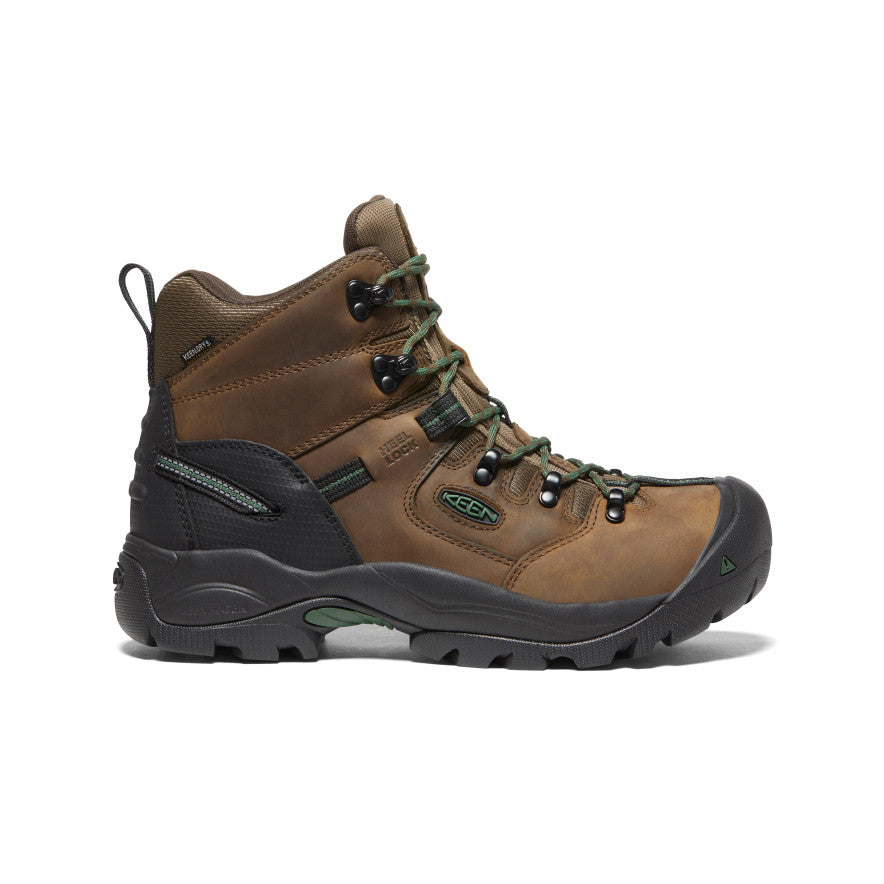 Mens Pittsburgh Energy 6 Waterproof Boot Carbon Toe Cascade BrownGreener Pastures