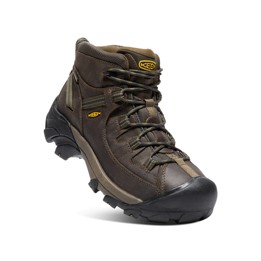 Mens Targhee II Mid Waterproof Hiking Boots CanteenDark Olive