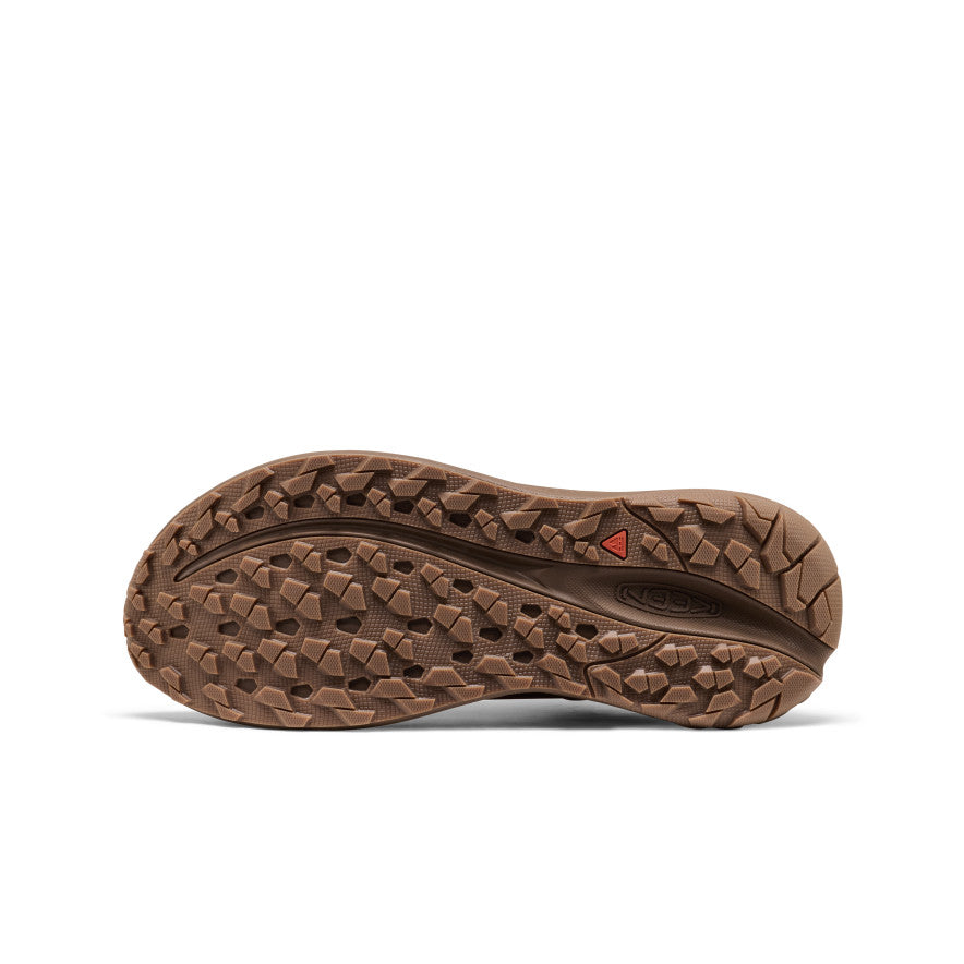 Mens Roam Leather Trail Running Shoe ChipmunkDark Earth