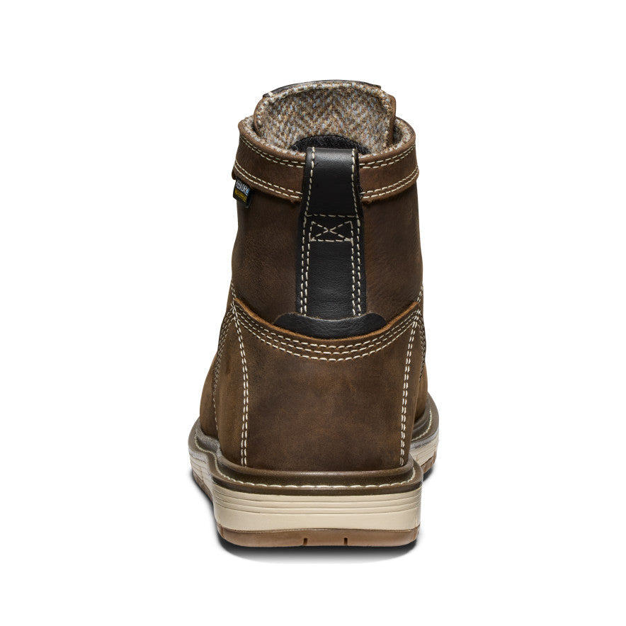 Womens San Jose 6 Waterproof Boot Aluminum Toe Cascade BrownGum