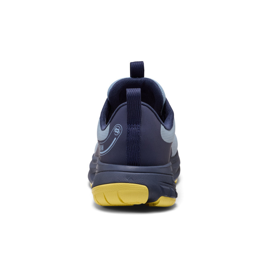 Womens Roam Waterproof Trail Running Shoe Faded DenimLemon Grass