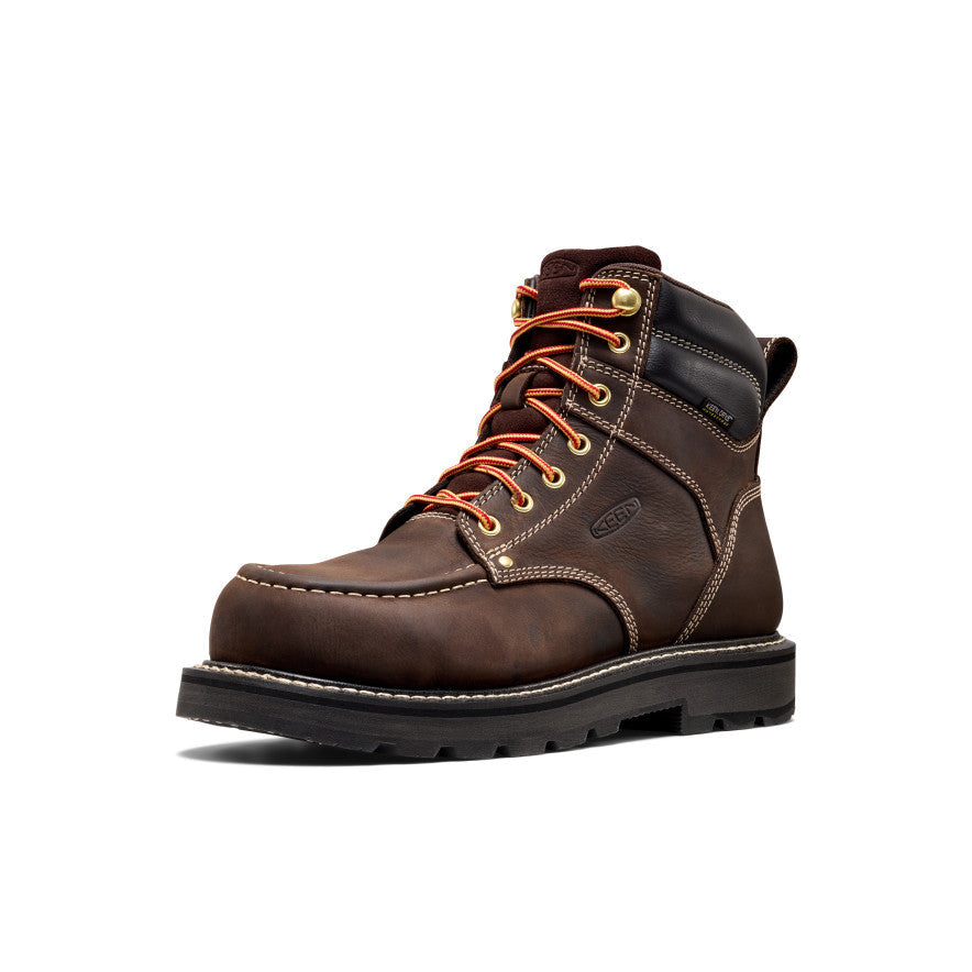 Mens Cincinnati 6 Waterproof 90 Heel Boot Carbon Toe Coffee BeanBlack
