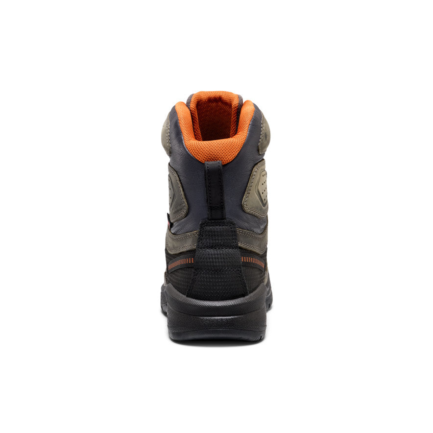 Mens Targhee IV 8 Waterproof Work Boot Carbon Toe MagnetBlack