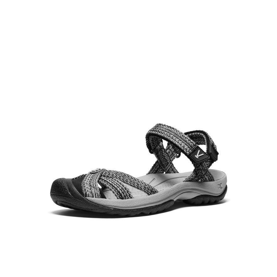 Womens Bali Strap Sandal AlloyBlack