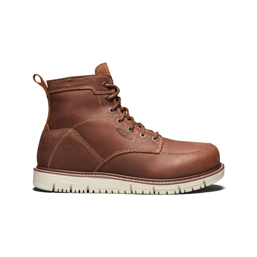 Mens San Jose 6 Boot Soft Toe GingerbreadOff White