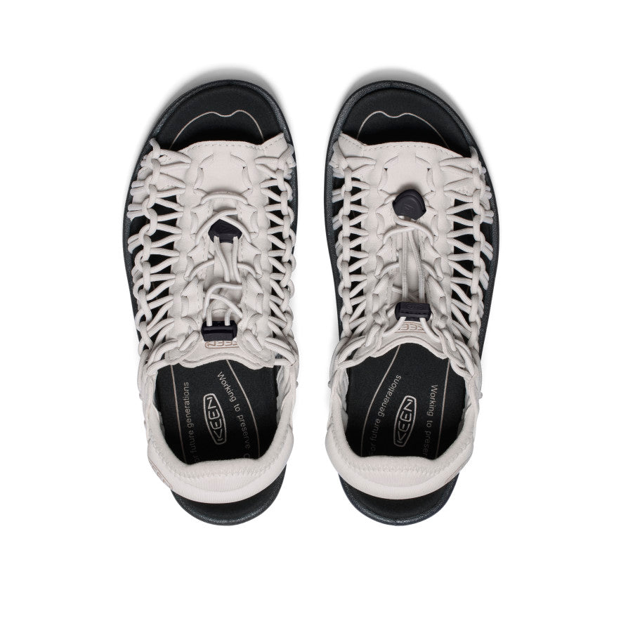 Womens UNEEK II Open-Toe Sneaker Silver BirchBlack
