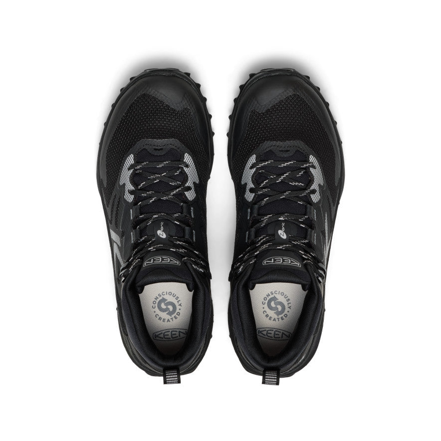 Mens Zionic NXT Waterproof Hiking Boot Triple Black