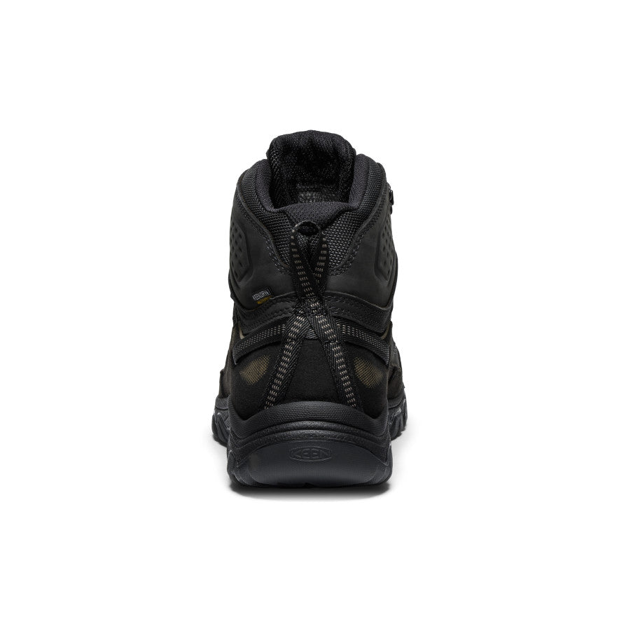 Mens Targhee IV Wide Waterproof Hiking Boot Triple Black