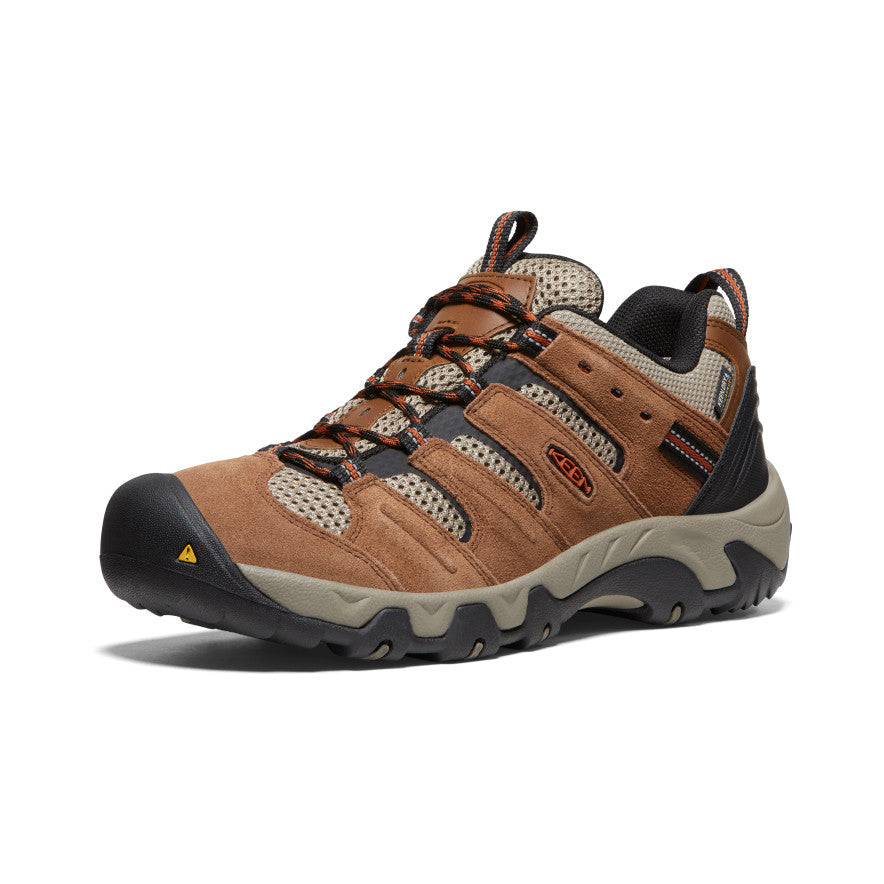 Mens Headout Waterproof Hiking Shoe BisonFossil Orange