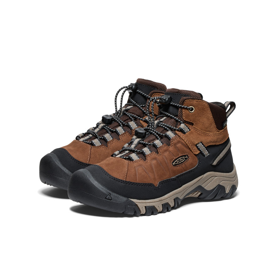 Big Kids Targhee IV Waterproof Hiking Boot BisonBrindle