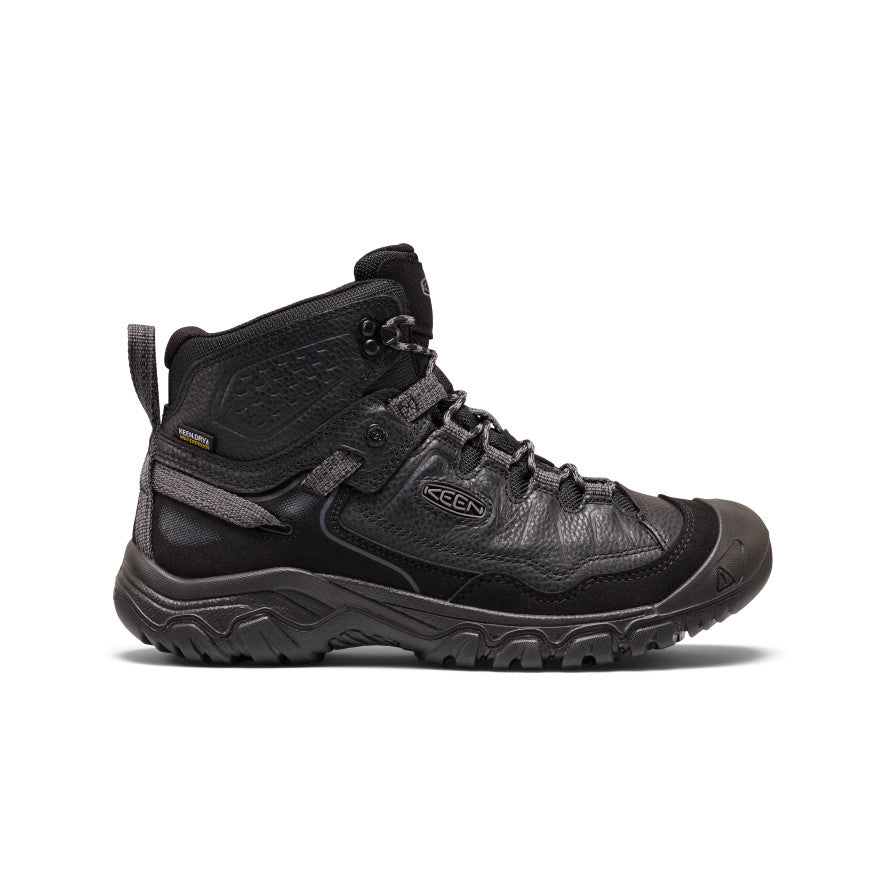 Mens Targhee IV Waterproof Hiking Boot Tumbled Black
