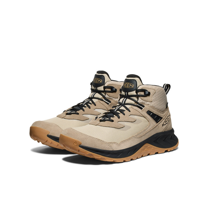 Mens Hightrail Waterproof Wide Hiking Boot BrindleOak Buff
