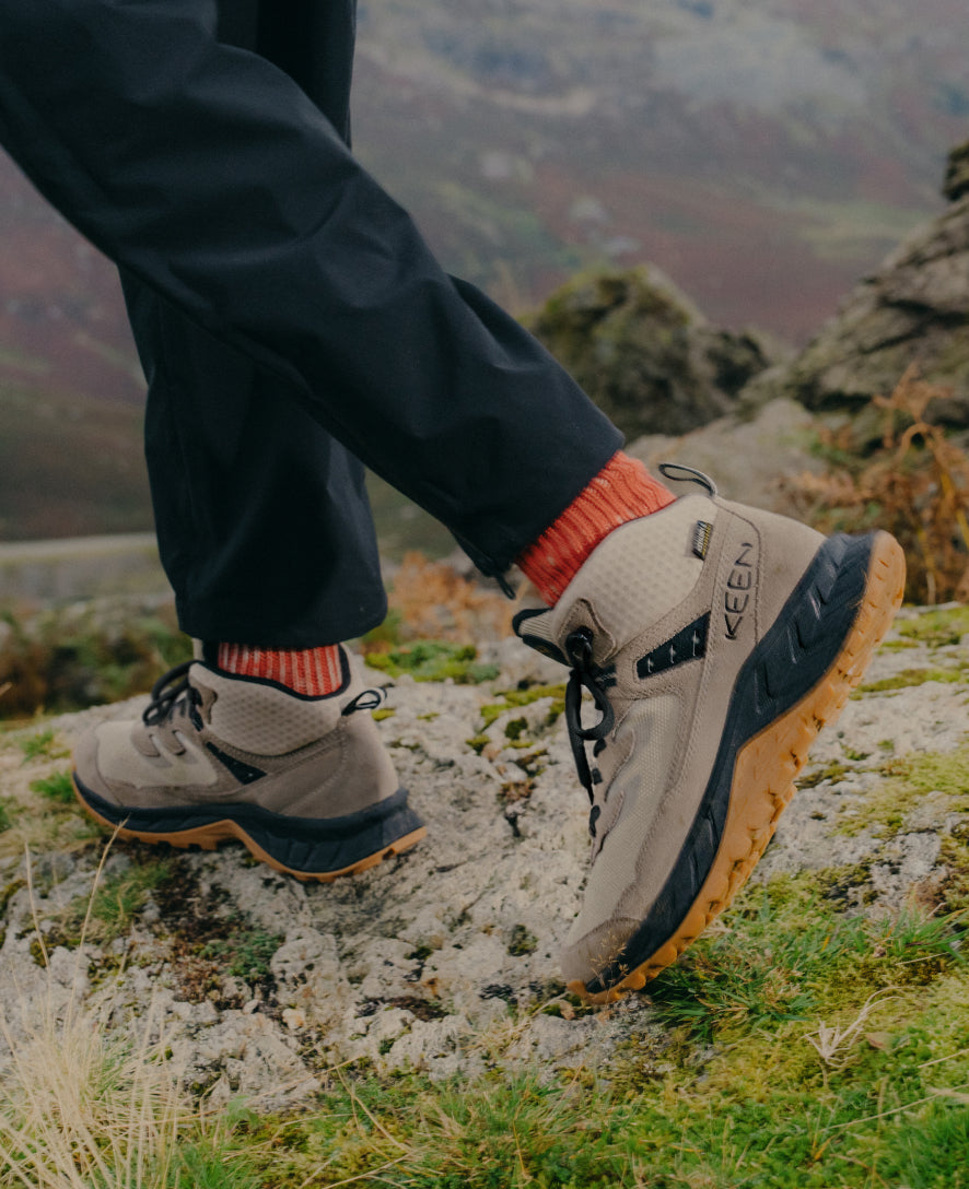 Mens Hightrail Waterproof Hiking Boot SafariSteel Grey